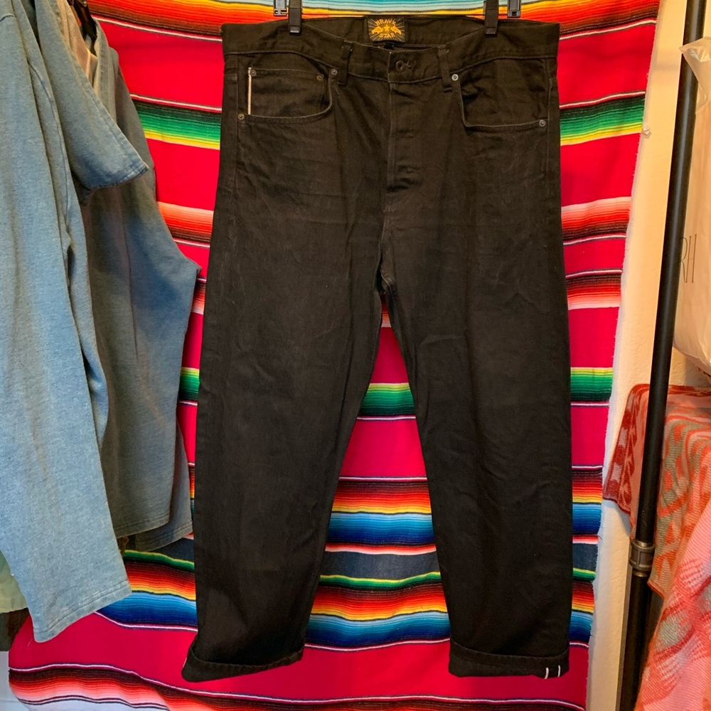Brave Star Selvedge The True Straight Black Denim